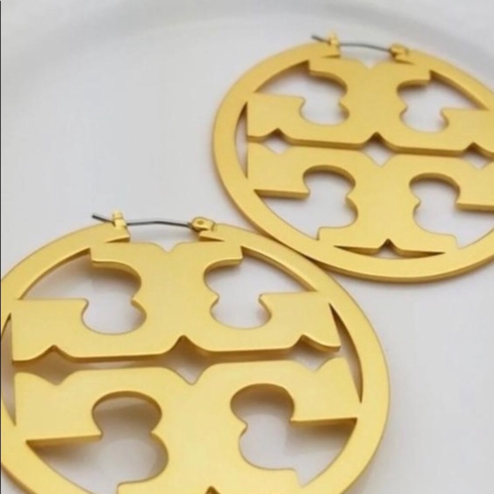 Tory Burch Logo Earrings